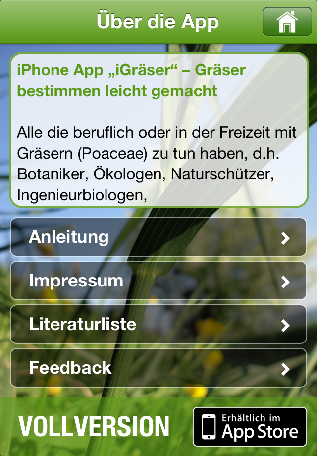 iGräser App iPhone
